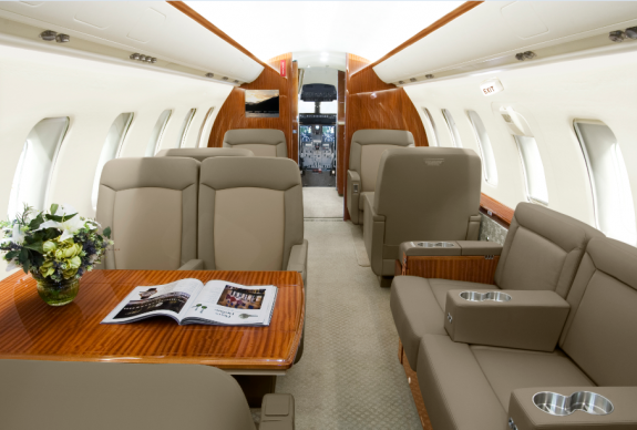 Challenger 605 for sale dining table